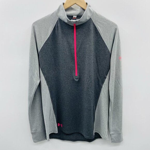 Under Armour Womens Size Large Freedom Tech Tactical Half Zip Pullover $45 2629 - Picture 3 of 11